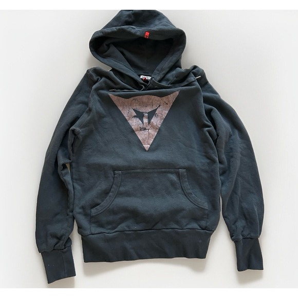 Dainese Big Logo Hoodie Men's Size Small Black - Picture 1 of 7
